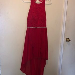 Flattering red dress